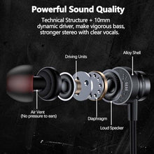 Load image into Gallery viewer, APETOO USB C Headphones with Charging for iPhone 17 16 15 Pro Max/iPad, Magnetic USB-C Wired Earbuds Noise Canceling in-Ear Earphones with Mic Volume Control for Samsung S26 S25 S24 S23 S22 Pixel 10 9, Black_1812
