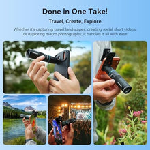 Load image into Gallery viewer, APEXEL 10X Tele-Macro Pro Dual Lens 2-in-1 Compatible with iPhone 17 Promax, Black_595
