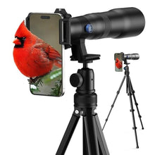 Load image into Gallery viewer, APEXEL 50x Telephoto Lens for iPhone &amp; Android Phones | Wildlife Moon Photography Monocular Telescope | with Universal Clip &amp; Tripod | High-Definition Optical Zoom Lens for Landscapes Target Viewing_1
