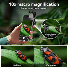 Load image into Gallery viewer, APEXEL Professional Macro Photography Lens for Smartphone Macro Lenses, Black_641
