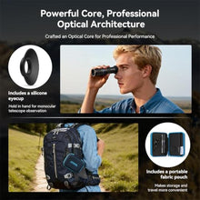 Load image into Gallery viewer, APEXEL Telephoto 5-10X Zoom Lens for iPhone &amp; Android, Optical Magnification, Universal Clip-On Phone Camera Lens, Aviation Aluminum Body for Travel, Sports &amp; Concert Photography, Black_567
