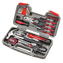Load image into Gallery viewer, Apollo Tools Original 39 Piece General Household Tool Set in Toolbox Storage Case with Essential Hand Tools for Everyday Home Repairs, DIY and Crafts Red/Black - DT9706_1

