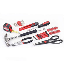 Load image into Gallery viewer, Apollo Tools Original 39 Piece General Household Tool Set in Toolbox Storage Case with Essential Hand Tools for Everyday Home Repairs, DIY and Crafts Red/Black - DT9706_8275

