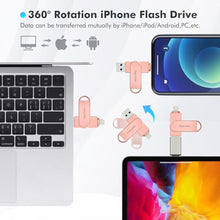 Load image into Gallery viewer, Apple MFi Certified 512GB Photo Stick, Flash Drive for iPhone Memory Stick for Photo/Video Backup Stick, High-Speed USB Stick iPhone Storage Drive Compatible for iPhone/iPad/Android/PC (Pink)_18
