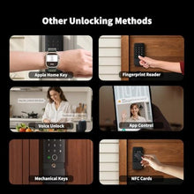 Load image into Gallery viewer, Aqara UWB Smart Lock U400, Apple Home Key, Fingerprint Deadbolt, Black_47

