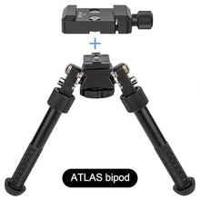 Load image into Gallery viewer, Arca Swiss Bipod Adapter For Harris/Atlas Bipod Weyllan Ab45 Mk80, Compatible Arca-Swiss Rails And Q.R Plates, Lightweight Clamp With Mlok Rail Stable Connection, Mount On Tripod Ball Head, Black_5045
