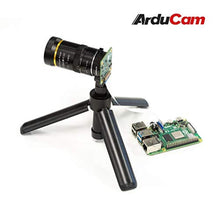 Load image into Gallery viewer, Arducam 8-50mm C-Mount Zoom Lens for IMX477 Raspberry Pi HQ Camera, with C-CS Adapter, Industrial Telescope Lens, VarifocalRpiCMountLensWithCCSadapter_5030
