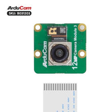 Load image into Gallery viewer, Arducam for Raspberry Pi Camera Module 3, 12MP IMX708 120(D) Wide Angle Noir Pi Camera V3_195

