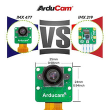 Load image into Gallery viewer, Arducam Mini 12.3MP HQ Camera Compatible with Nvidia Jetson Board, 1/2.3 Inch IMX477 Camera Module with M12 Mount Lens, blackgreenorange_8487
