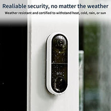 Load image into Gallery viewer, Arlo Essential Wired Video Doorbell - HD Video, 180 View, Night Vision, 2 Way Audio, DIY Installation (wiring required), Security Camera, Doorbell Camera, Home Security Cameras, White - AVD1001_2135
