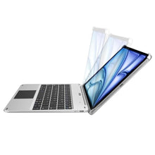 Load image into Gallery viewer, Arteck iPad Air 11-inch Keyboard Case with Trackpad, Bluetooth Keyboard with Folio Full Protection Case and Touchpad for Apple iPad Air 11 M4/M3/M2 (2026/2025/2024), Air 5/Air 4, Silver_8609
