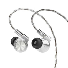 Load image into Gallery viewer, ARTTI T10 Pro in-Ear Monitor, Dual Magnetic Circuit 14.2mm Planner Driver HiFi IEM Earphones, Wired Gaming Earbud with Full Metal Housing, Detachable OFC Cable for Singer Musician Audiophile(Silver)_1

