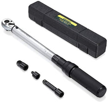 Load image into Gallery viewer, ARUCMIN 3/8-Inch Drive Click Torque Wrench (10-100 ft.-lb./15-135Nm) Dual-Direction Adjustable Torque Wrench Set, DriveFtlbNm_1
