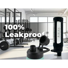 Load image into Gallery viewer, Asbirg 2.0 | 35 oz Glass Protein Shaker Bottle BPA-Free, Leakproof Lid, Stainless Steel Mixing Ball &amp; Silicone Sleeve Gym Shaker for Smoothies, Shakes &amp; Pre-Workout | Black_1483
