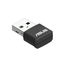 Load image into Gallery viewer, ASUS AX1800 Dual Band WiFi 6 USB Adapter, WiFi 6, 802.11ax, WPA3 Network Security, 5GHz Frequency Band, Compact Size (USB-AX55 Nano), BLACK_1
