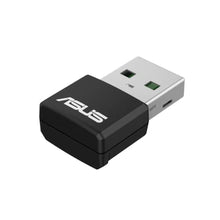 Load image into Gallery viewer, ASUS AX1800 Dual Band WiFi 6 USB Adapter, WiFi 6, 802.11ax, WPA3 Network Security, 5GHz Frequency Band, Compact Size (USB-AX55 Nano), BLACK_7927

