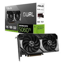 Load image into Gallery viewer, ASUS Dual GeForce RTX 5060 Ti 16GB GDDR7 OC Edition Gaming Graphics Card, Black_1
