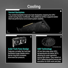 Load image into Gallery viewer, ASUS Dual GeForce RTX 5060 Ti 16GB GDDR7 OC Edition Gaming Graphics Card, Black_88
