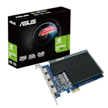 Load image into Gallery viewer, ASUS NVIDIA GeForce GT 730 Graphics Card (PCIe 2.0, 2GB GDDR5 Memory, 4X HDMI Ports, Single-Slot Design, Passive Cooling), GTGxHDMI_518
