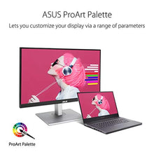 Load image into Gallery viewer, ASUS ProArt Display 27" Monitor PA278CV - WQHD (2560 x 1440), IPS, 100% sRGB, 100% Rec. 709, E < 2, Calman Verified, USB Hub, USB-C, DisplayPort Daisy-Chaining, HDMI, Eye Care, Height Adjustable, BLACKSLIVER_7992
