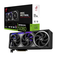 Load image into Gallery viewer, ASUS ROG Astral GeForce RTX 5080 16GB GDDR7 OC Edition Gaming Graphics Card, BLACK_1
