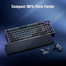 Load image into Gallery viewer, ASUS ROG Azoth 96 HE Wireless Hall Effect Gaming Keyboard, PBT Keycaps, Black_660
