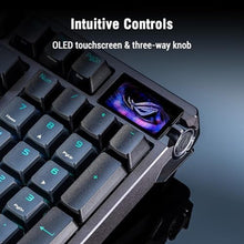 Load image into Gallery viewer, ASUS ROG Azoth 96 HE Wireless Hall Effect Gaming Keyboard, PBT Keycaps, Black_661
