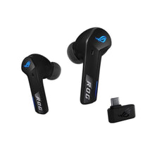 Load image into Gallery viewer, ASUS ROG Cetra True Wireless SpeedNova Gaming Earbuds Dual-Mode (BT, 2.4GHz), Dirac Opteo, Bone-Conduction AI Mic, Adaptive ANC, 46Hr Battery, for PC, PS5, PS4, Switch, Mobile, ROG Ally/X - Black_374
