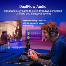 Load image into Gallery viewer, ASUS ROG Delta II Wireless Gaming Headset with Detachable Mic Tri-Mode (BT, 2.4GHz, 3.5mm), 50mm Titanium-Plated Drivers, 110Hr Battery, Lightweight, for PC, PS5, PS4, Xbox, Switch, Mobile - Black_2403

