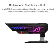 Load image into Gallery viewer, ASUS ROG Herculx GPU Anti-Sag Holder, Solid Zinc Alloy Construction, Easy Toolless Installation, Included Spirit Level, Adjustable Height, Wide Compatibility, Aura Sync RGB, 2 Year Warranty, XHGRYARGBVGAHOLDER_851
