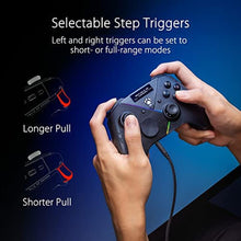 Load image into Gallery viewer, ASUS ROG Raikiri Pro OLED display, tri-mode connectivity, remappable buttons&amp;triggers, 4 rear buttons, step&amp;linear triggers, adjustable joystick sensitivity, 3.5mm jack with ESS DAC, for PC and Xbox, BLACK_1148
