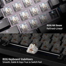 Load image into Gallery viewer, ASUS ROG Strix Scope II 96 Wireless Mechanical Gaming Keyboard 96% Full-Size, Tri-Mode Connectivity, Hot Swappable Pre-lubed ROG NX Snow Linear Switches, PBT Keycaps, RGB, PC/Mac Support-Black_7731
