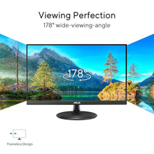 Load image into Gallery viewer, ASUS VP227HF 22 Inch 1080P FHD 100Hz Computer Monitor, HDMI, VGA, BLACK_163
