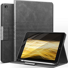 Load image into Gallery viewer, auaua Case for iPad mini 5 2019 / Mini 4 7.9 Inch with Pencil Holder, Magnetic Cosure, Auto Sleep/Wake, Vegan Leather (Gray)_1

