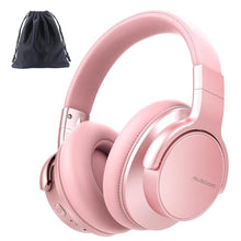 Load image into Gallery viewer, AUSDOM Wireless Headphones Noise Cancelling: Bluetooth Over Ear ANC Headphones with 50H Playtime, Microphone, Deep Bass, Hi-Fi Sound, Comfortable Ear Cushions for Travel Work, Rose Gold, RoseGold_1
