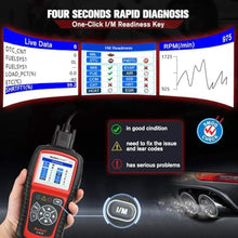 Load image into Gallery viewer, Autel AutoLink AL519 Car OBD2 Scanner, Classic Enhanced Mode 6 Engine Fault Code Reader OBDII CAN Diagnostic Scan Tool, One-Click Smog Check, DTC Lookup, Upgraded of AL319, Lifetime Free Update, Black_8765
