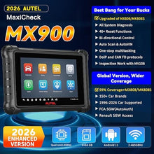 Load image into Gallery viewer, Autel MaxiCheck MX900 OBD2 Scanner,Bidirectional Scan Tool, All System Diagnose for Cars, Same as MaxiCOM MK900 MK900BT, Up of MK808 MX808, 40+ Services, 3000+ Active Tests, CAN FD/DoIP, FCA_1343
