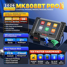 Load image into Gallery viewer, Autel Scanner MaxiCOM MK808BT PRO, 2026 Bidirectional Tool as MK900BT, Up Ver. of MK900 MaxiCheck MX900 MK808S MX808S, 3000+ Test, 28+ Service, All System Diagnostic, Injector Coding, FCA Android 11, Gray_8088
