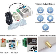 Load image into Gallery viewer, Auto Small Dehumidifier for Grow Tent/Electric Box/Storage Cabinet/Closet/Safes, Smart Dehumidification Kit Eliminates Moisture for Confined Space With Humidity Control, AC/DC 85-265V, Auto Shut Off, White_1946
