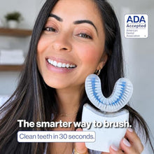 Load image into Gallery viewer, Autobrush Sonic Pro Electric Toothbrush Only ADA Accepted U-Shaped Brush, Clinically Proven Up to 5.1X Better Cleaning, 30-Second Full Mouth 360 Clean, Rechargeable, Waterproof, White, Men's Regular_3083
