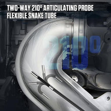 Load image into Gallery viewer, AUTOOL Two-Way 210 Endoscope Camera with Light, 0.21inch Borescope Inspection Camera, 5-inch 1080P Articulating Borescope with LED Light 3FT Flexible Cable, 32GB SD Card_825
