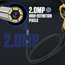 Load image into Gallery viewer, AUTOOL Two-Way 210 Endoscope Camera with Light, 0.21inch Borescope Inspection Camera, 5-inch 1080P Articulating Borescope with LED Light 3FT Flexible Cable, 32GB SD Card_826
