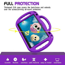 Load image into Gallery viewer, AVAWO Kids Case for Amazon Fire HD 10 &amp; Fire HD 10 Plus Tablet (2021 Release,11th Generation), with Shoulder Strap, Lightweight Shockproof Handle Kids Case for Fire HD 10 2021 Tablet, Purple, Green_1747
