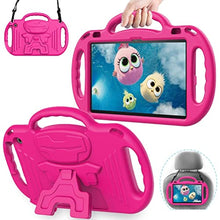 Load image into Gallery viewer, AVAWO Kids Case for Amazon Fire HD 10 &amp; Fire HD 10 Plus Tablet (2021 Release,11th Generation), with Shoulder Strap, Lightweight Shockproof Handle Kids Case for Fire HD 10 2021 Tablet, Rose_1
