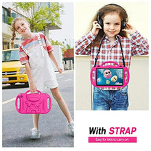 Load image into Gallery viewer, AVAWO Kids Case for Amazon Fire HD 10 &amp; Fire HD 10 Plus Tablet (2021 Release,11th Generation), with Shoulder Strap, Lightweight Shockproof Handle Kids Case for Fire HD 10 2021 Tablet, Rose_1841
