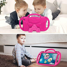Load image into Gallery viewer, AVAWO Kids Case for Amazon Fire HD 10 &amp; Fire HD 10 Plus Tablet (2021 Release,11th Generation), with Shoulder Strap, Lightweight Shockproof Handle Kids Case for Fire HD 10 2021 Tablet, Rose_1842
