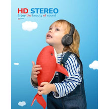 Load image into Gallery viewer, awatrue Kids Headphones for School Travel, 85/94dB Safe Volume Limit, 3.5mm Jack, HD Mic, Portable Wired Headphone with Shareport, Stereo Sound On-Ear Headphones for Toddler Kids Girls Boys Black_6381

