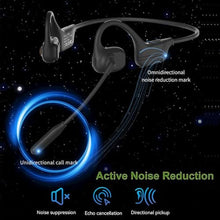 Load image into Gallery viewer, AYI Open Ear Air Conduction Bluetooth Headphone Dual Mic Rotatable Boom Mic Active Noise Cancellation IPX5 Waterproof Bluetooth 5.4 Pain-Free Design for Sports Work Outdoor Activities-DG Black, DGBlack_1654
