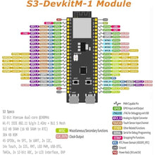 Load image into Gallery viewer, AYWHP 3 PCS ESP ESP-32-S3 Development Board ESP-32-S3 Module with ESP-1-N16R8 Low Power MCU with Dual-Mode Wi-Fi and Bluetooth Type-C Connector Compatible with Arduino_451
