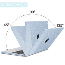 Load image into Gallery viewer, B BELK for MacBook Air 15 inch Case Glitter A3448 A3241 A3114 A2941 Blue, SparklyAirBlue_206
